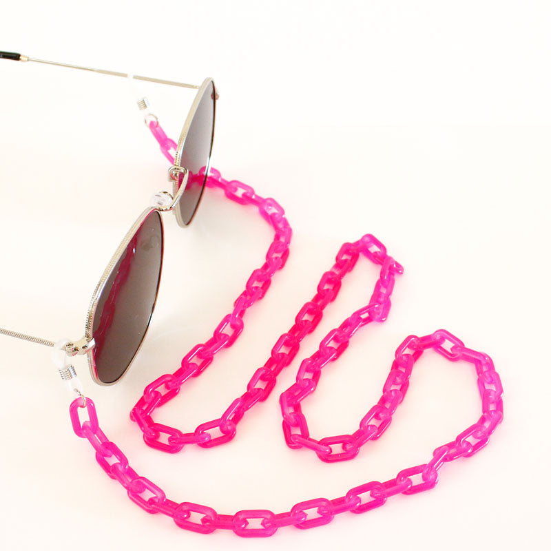 Cadena Links Rosa Neon